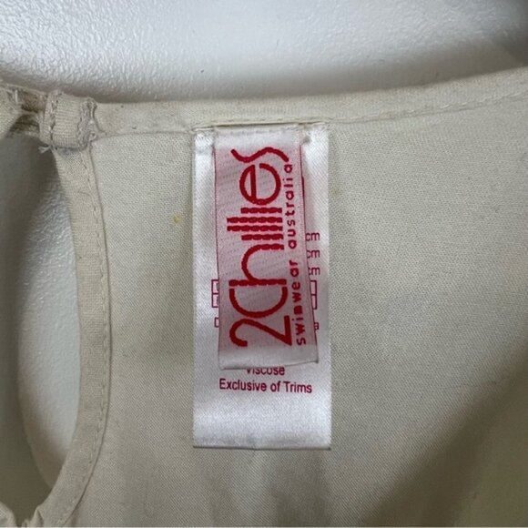 2CHILLIES Swimwear Australia Cover Boho Cream Crochet Sleeve Cover Up - Picture 7 of 13